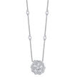 deBoulle Collection Blossom Pendant in White Gold