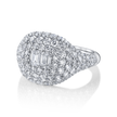 deBoulle Collection Pavé Domed Ring