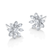 deBoulle Collection Bloom Earrings in White Gold