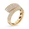 deBoulle Collection Bypass Ring in Yellow Gold