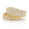 deBoulle Collection Bypass Ring in Yellow Gold