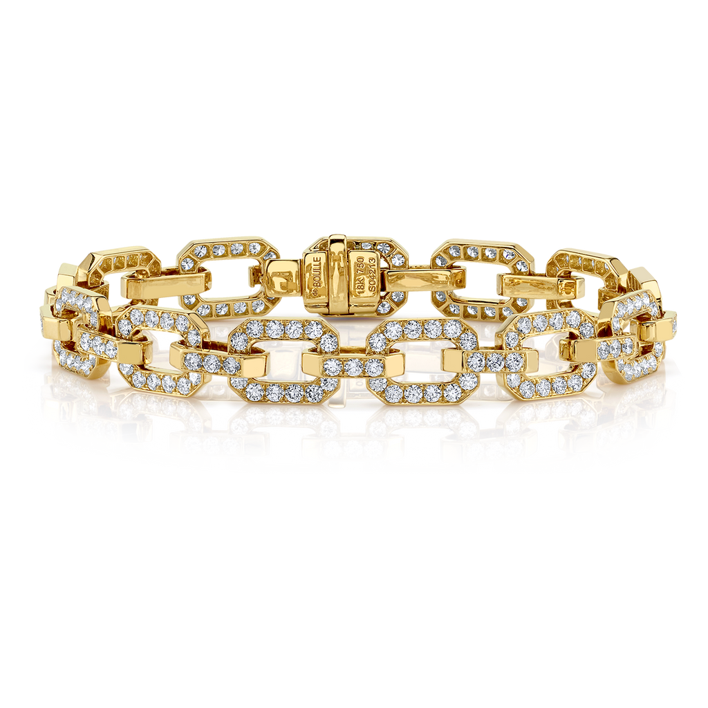 deBoulle Collection Linkedin Bracelet with Diamonds