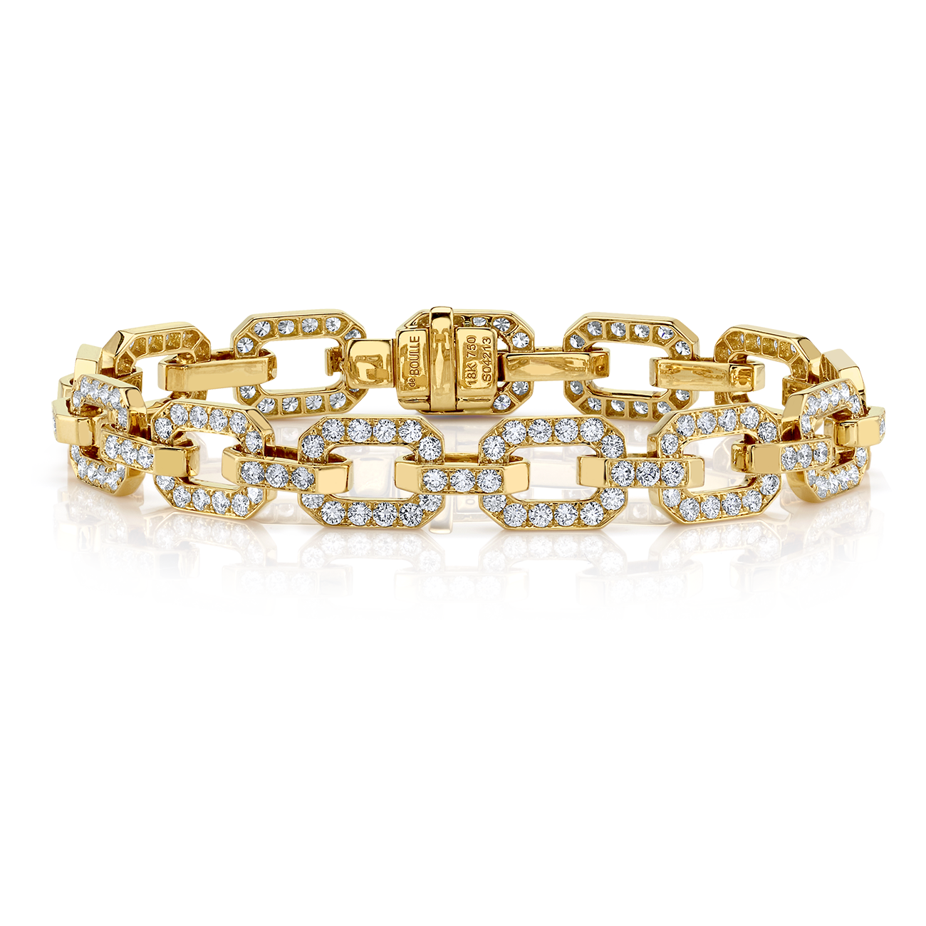 deBoulle Collection Linkedin Bracelet with Diamonds