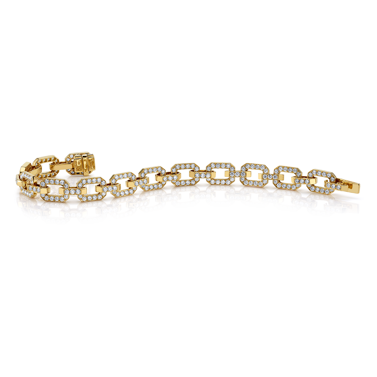 deBoulle Collection Linkedin Bracelet with Diamonds