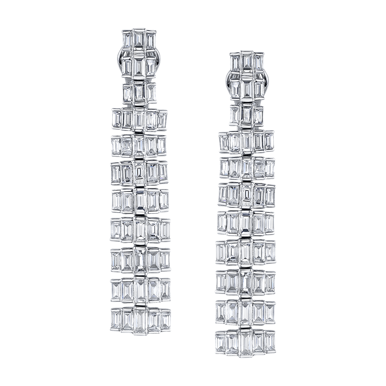 deBoulle Collection Diamond Dangle Earrings