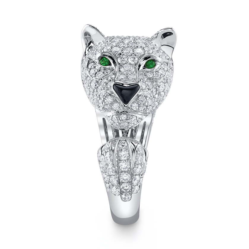 deBoulle Collection Puma Ring in White Gold