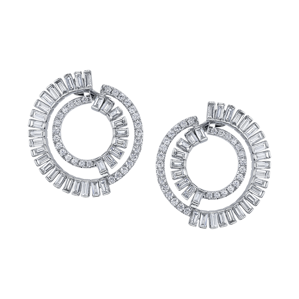 deBoulle Collection Spiral Hoop Earrings