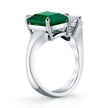 deBoulle High Jewelry Collection Toi Et Moi Emerald and Diamond RIng