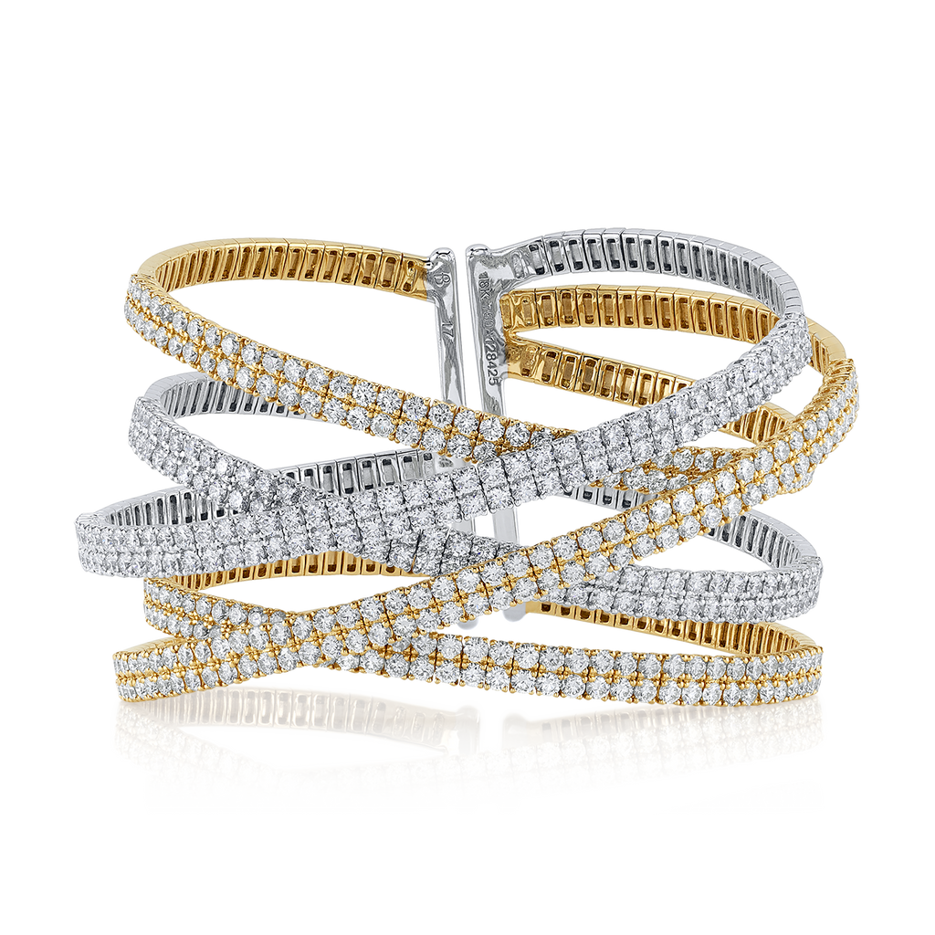 deBoulle Collection 5 Row Interwoven Bangle