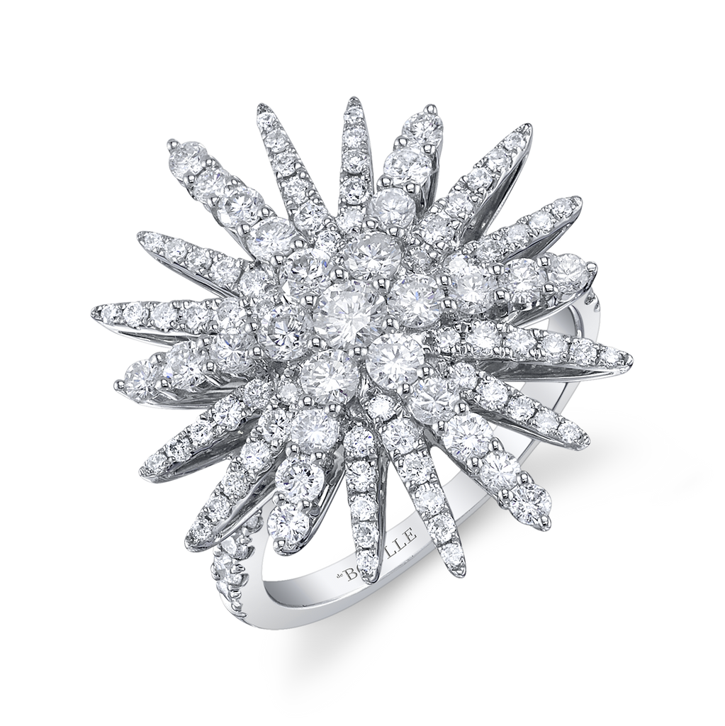 deBoulle Collection Supernova Ring in White Gold