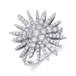 deBoulle Collection Supernova Ring in White Gold