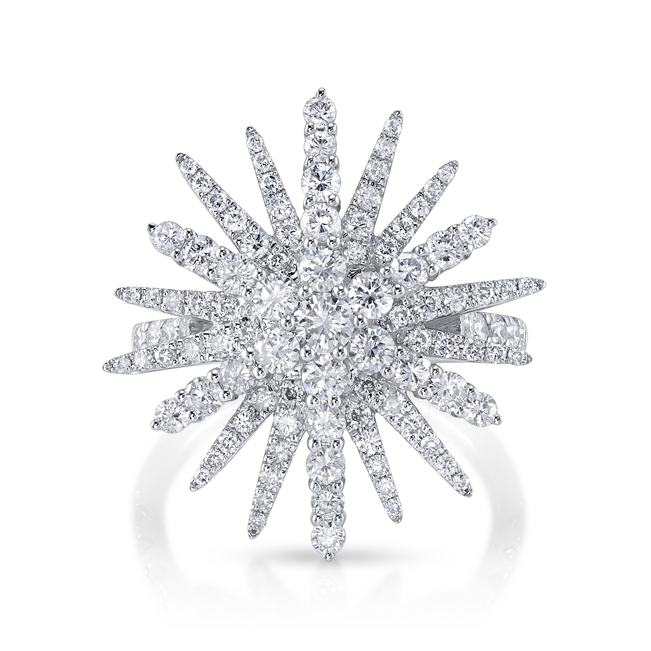 deBoulle Collection Supernova Ring in White Gold