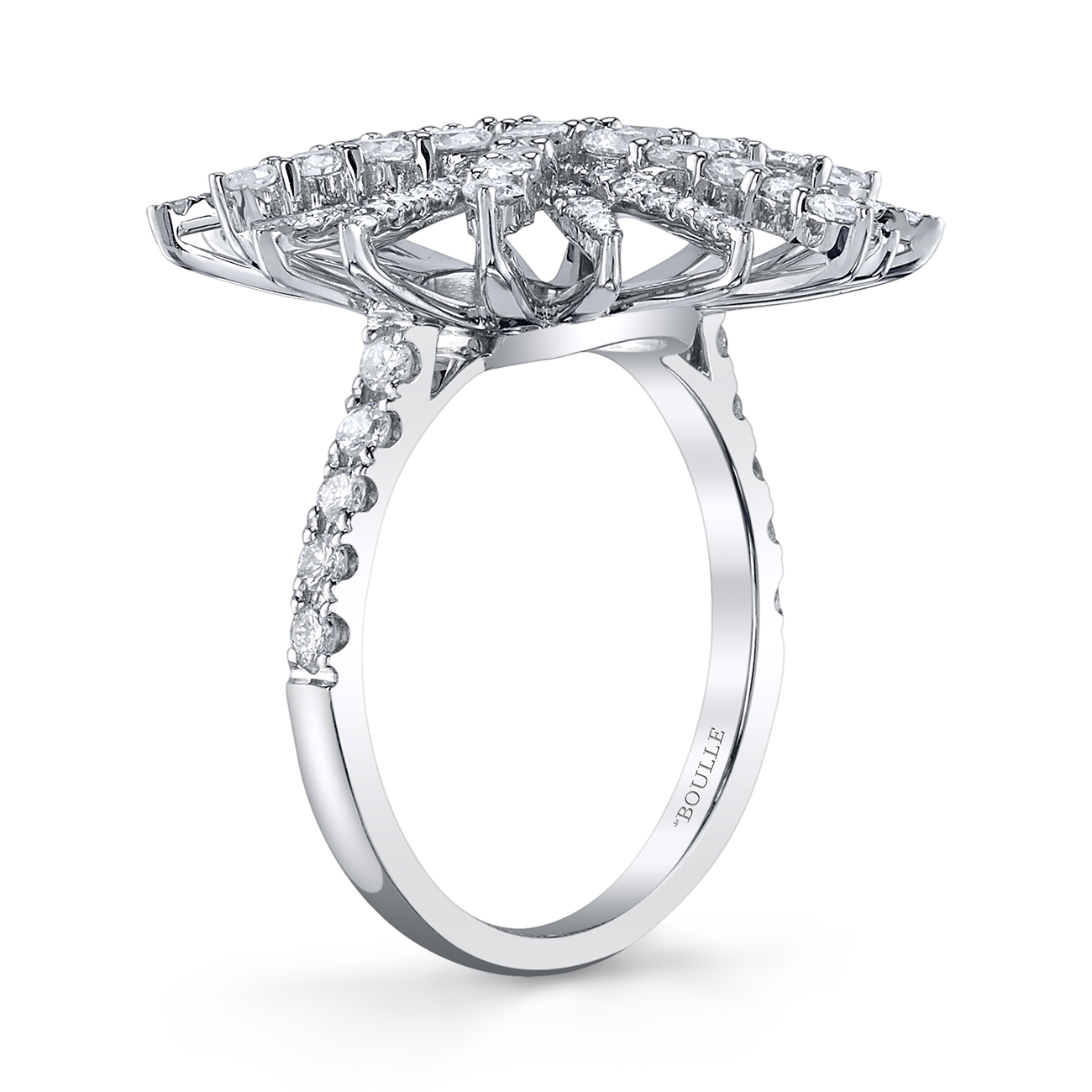 deBoulle Collection Supernova Ring in White Gold