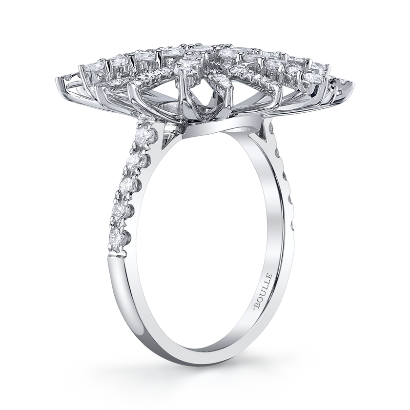 deBoulle Collection Supernova Ring in White Gold