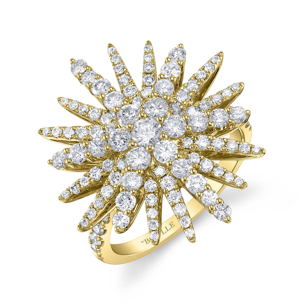 deBoulle Collection Supernova Ring in Yellow Gold