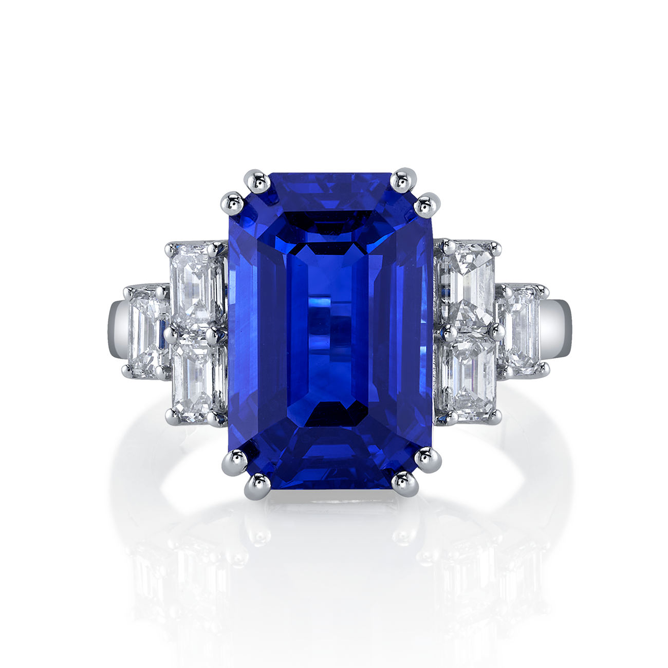 deBoulle High Jewelry Collection Sapphire and Diamond Ring