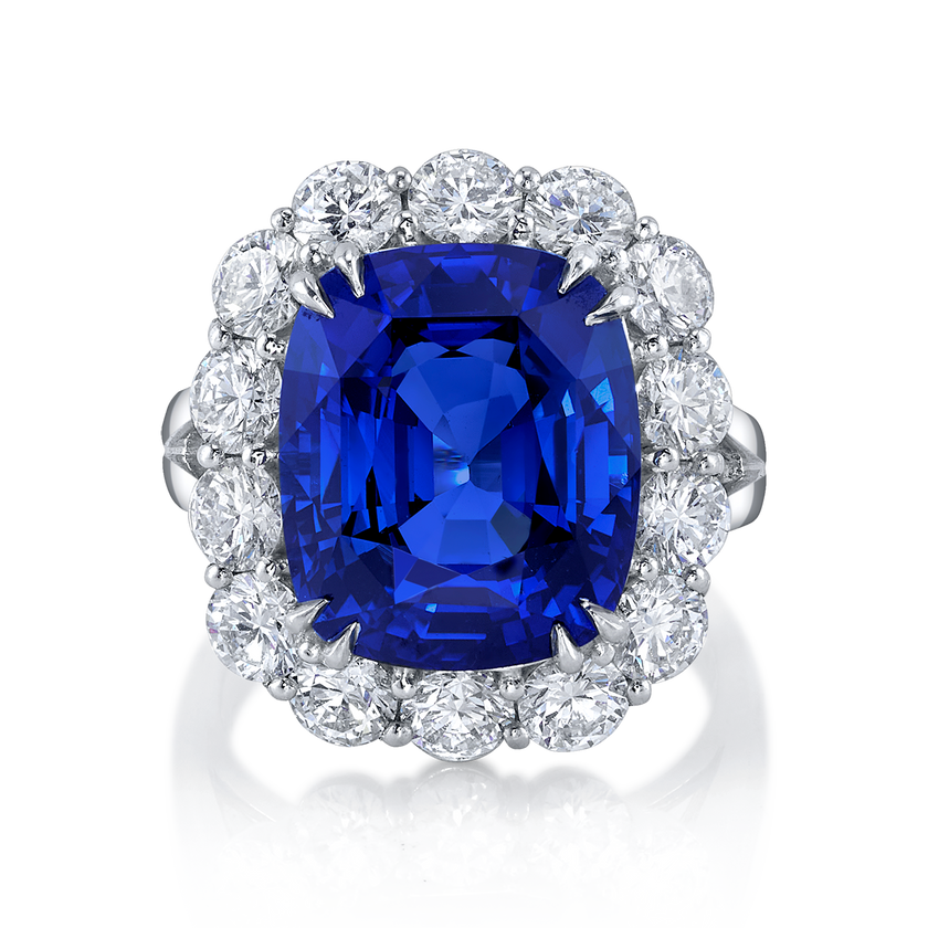 deBoulle High Jewelry Collection Bespoke Sapphire Ring