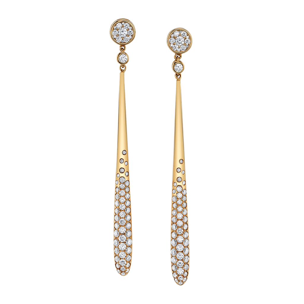 deBoulle Collection Diamond Dangle Earrings