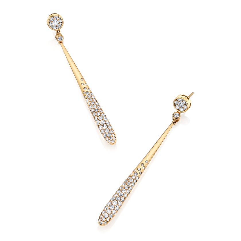 deBoulle Collection Diamond Dangle Earrings