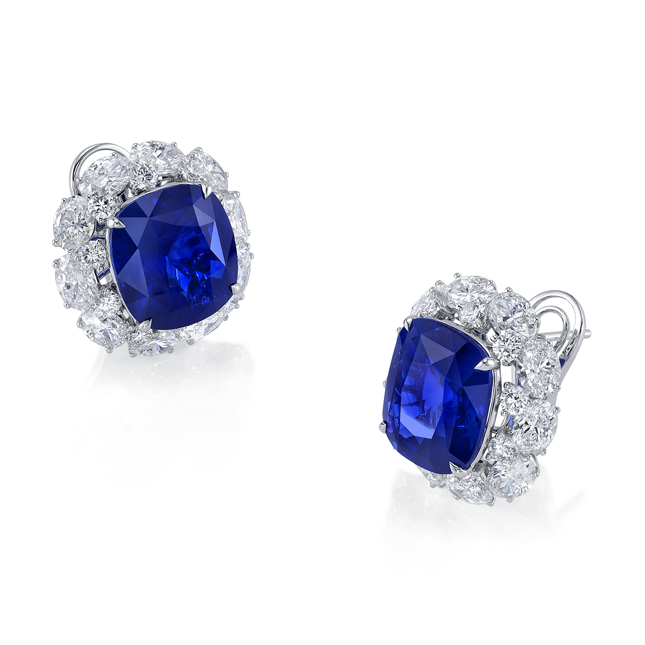 deBoulle High Jewelry Collection Bespoke Sapphire Earrings