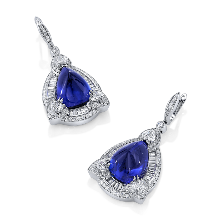 deBoulle Collection Tanzanite Drop Earrings