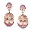 deBoulle Collection Morganite Dangle Earrings