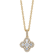 deBoulle Collection Clover Pendant in Yellow Gold