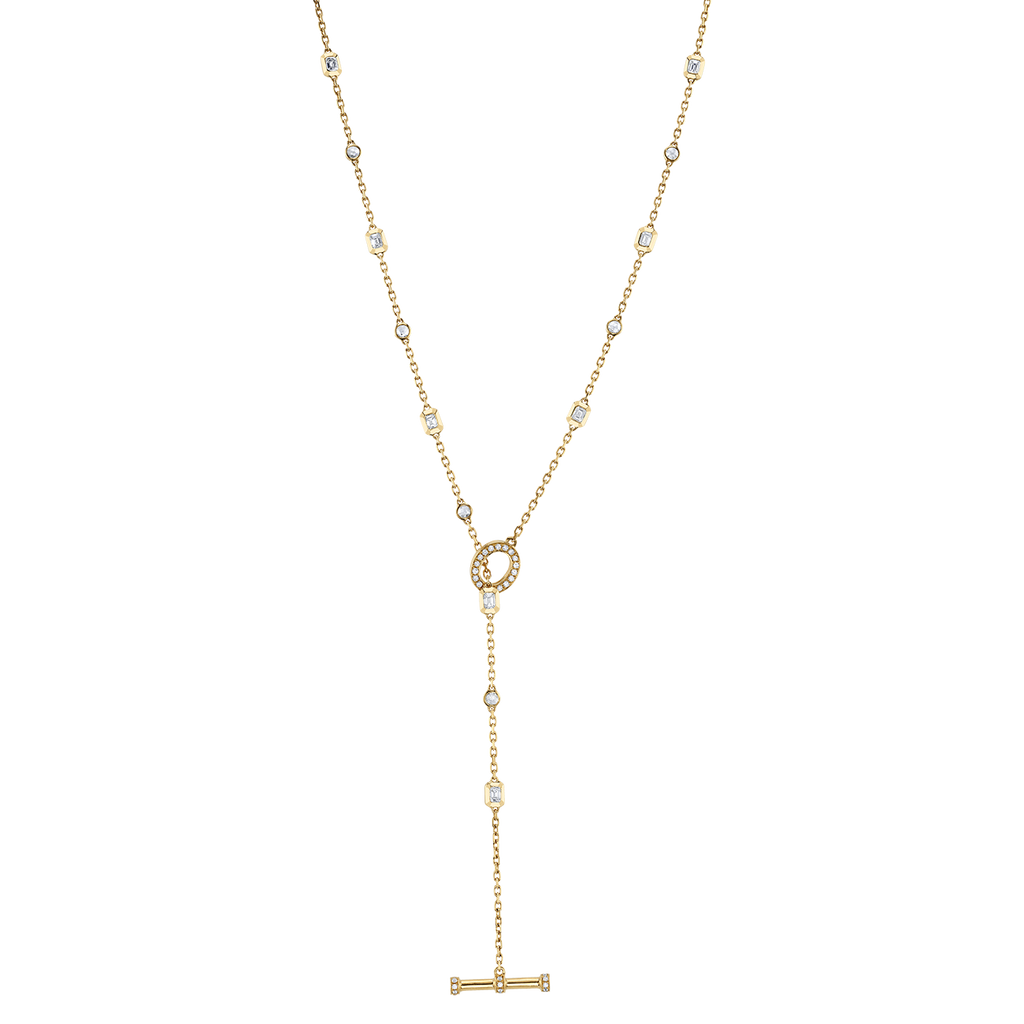 deBoulle Collection Lariat Toggle in Yellow Gold