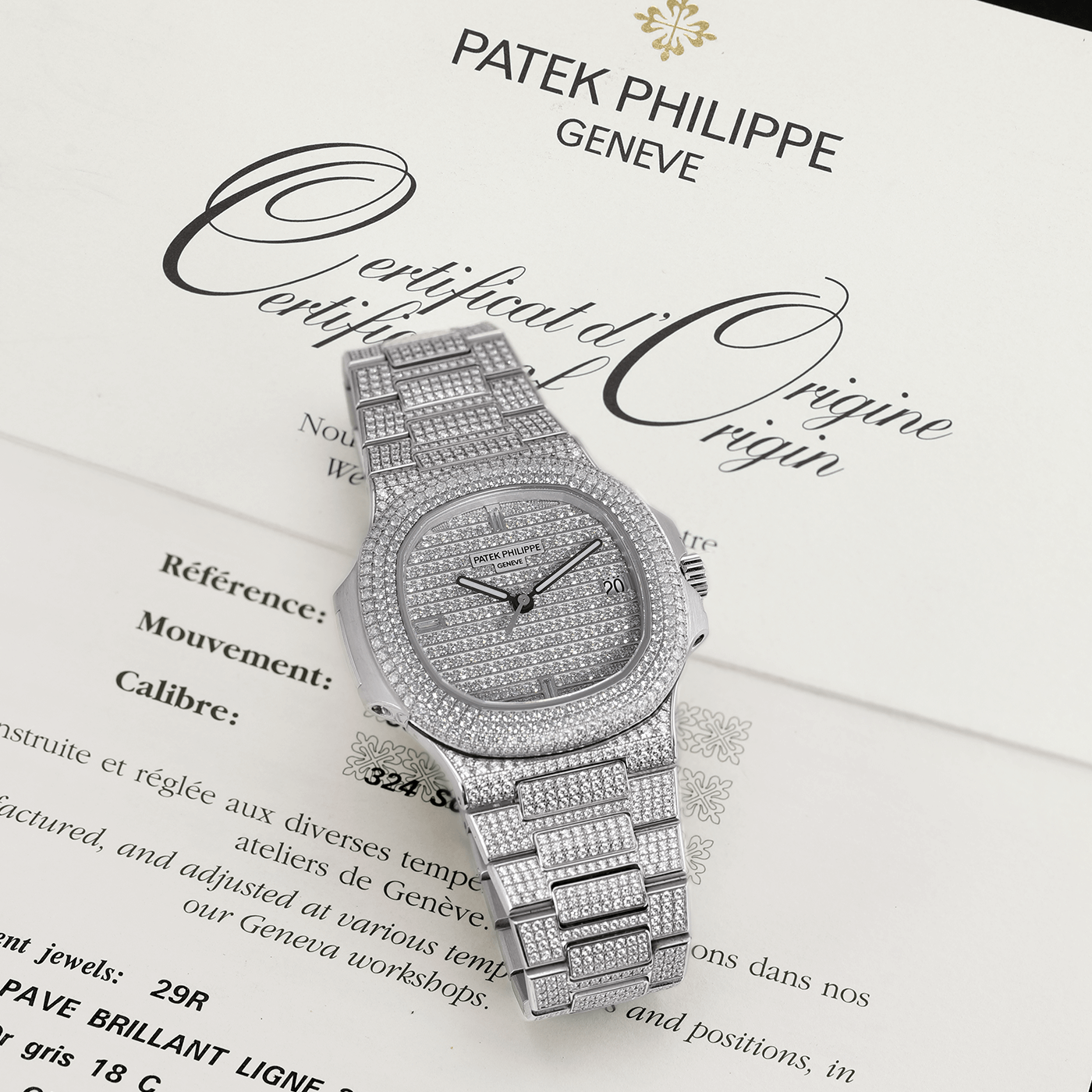 Pre-Owned Patek Philippe Nautilus 5719/1G-001