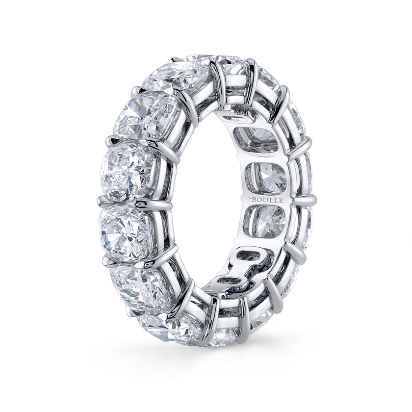 deBoulle Bridal Collection Eternity Band with Diamonds in Platinum