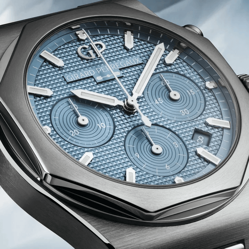 Girard-Perregaux Laureato Chronograph Ice Blue 81020-11-3370-1GM