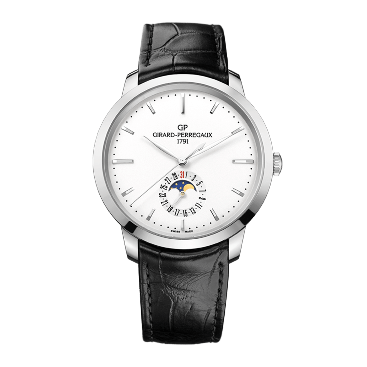 Girard-Perregaux 1966 Date and Moon Phases 49545-11-131-BB60