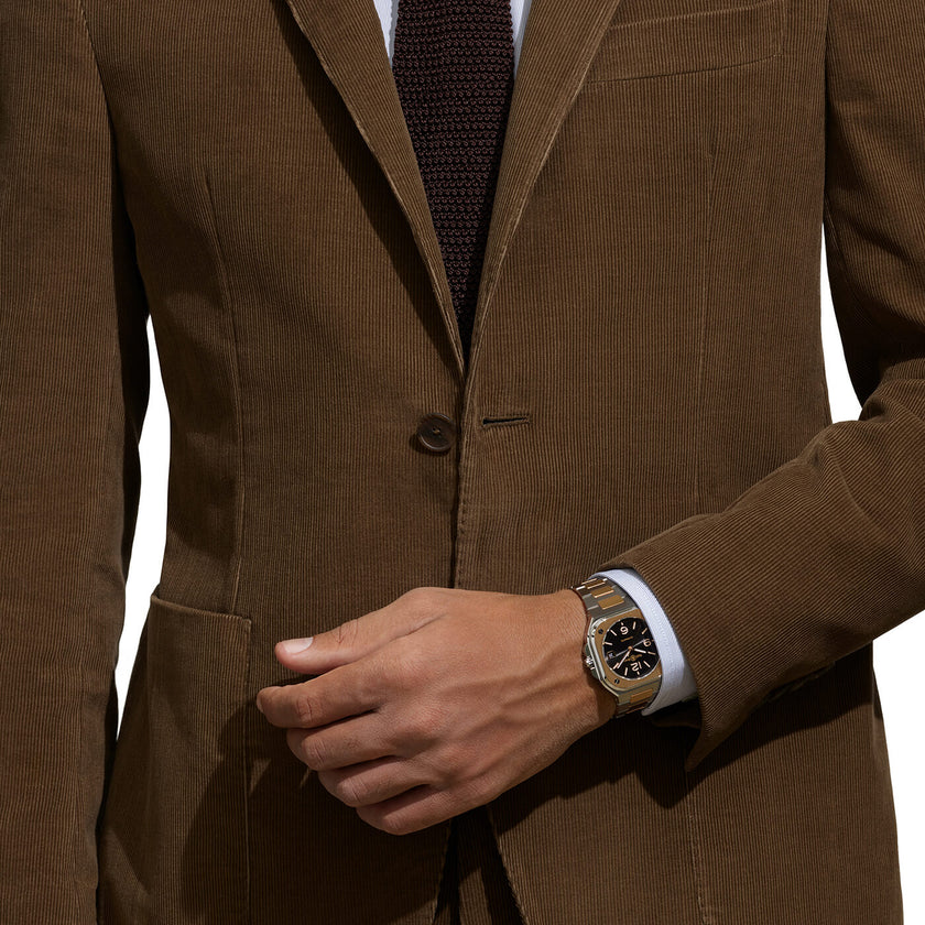 Bell & Ross BR-05 BLACK Steel & Gold BR05A-BL-STPG/SSG