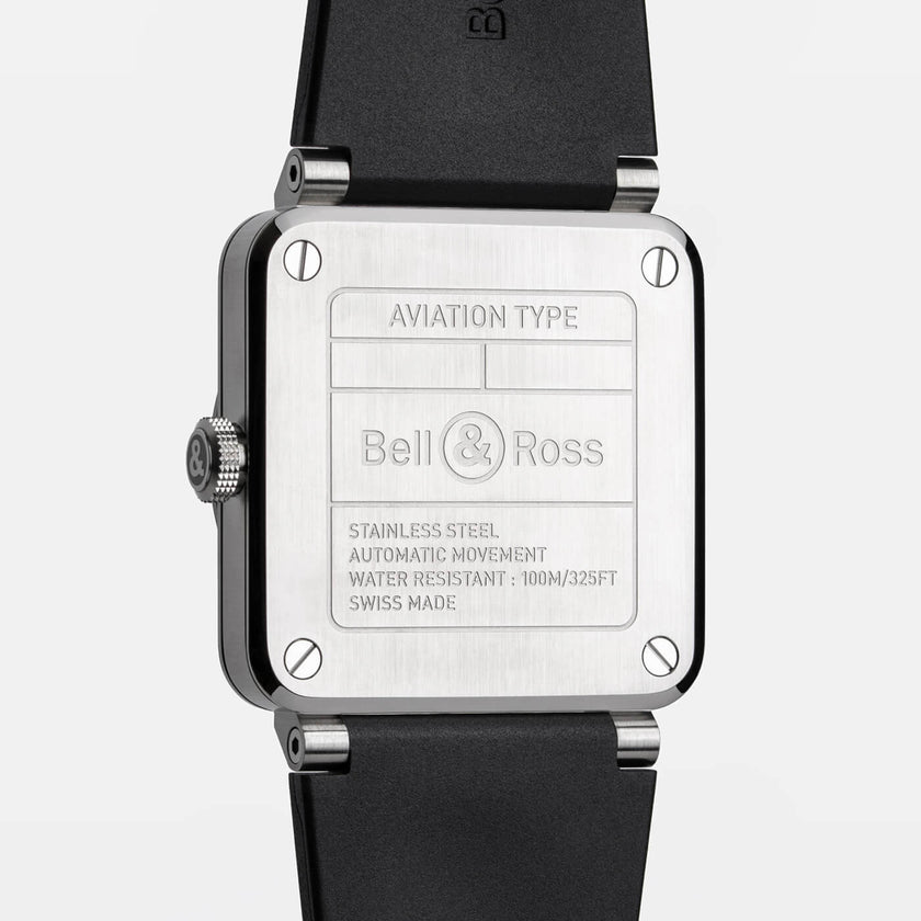 Bell & Ross Skeleton Grey Steel BR03A-GR-SKST/SRB