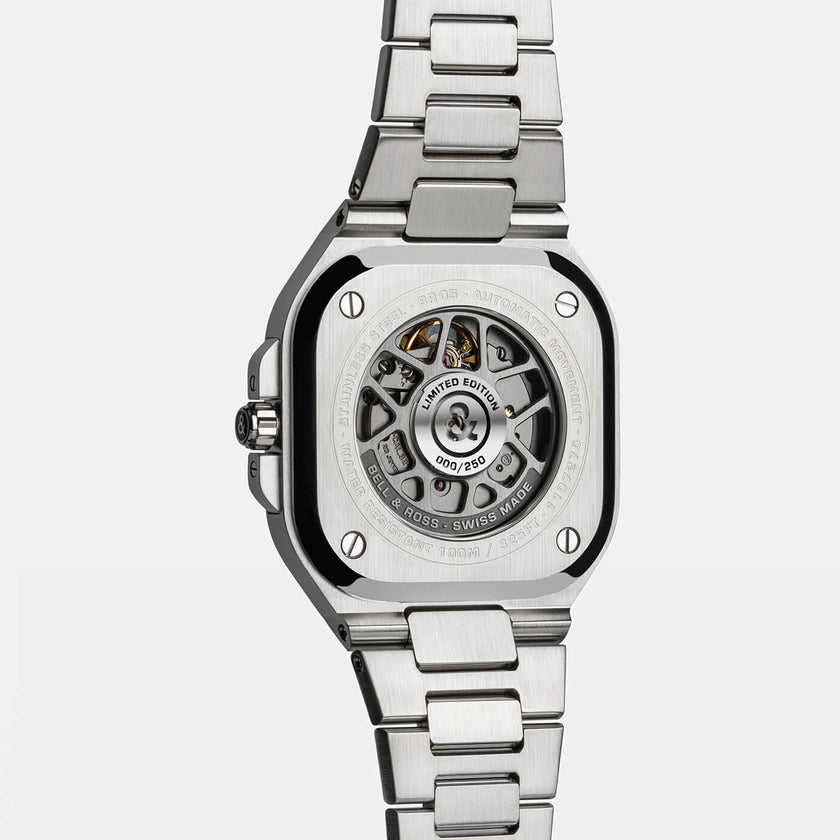 Bell & Ross Skeleton Arctic Blue BR05A-AB-SKST/SST