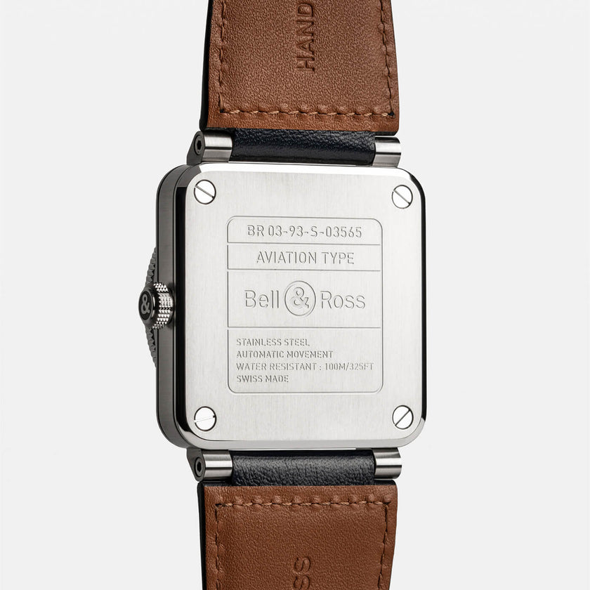 Bell & Ross GMT Blue BR0393-BLU-ST/SCA, 0393-BLU-ST/SCA