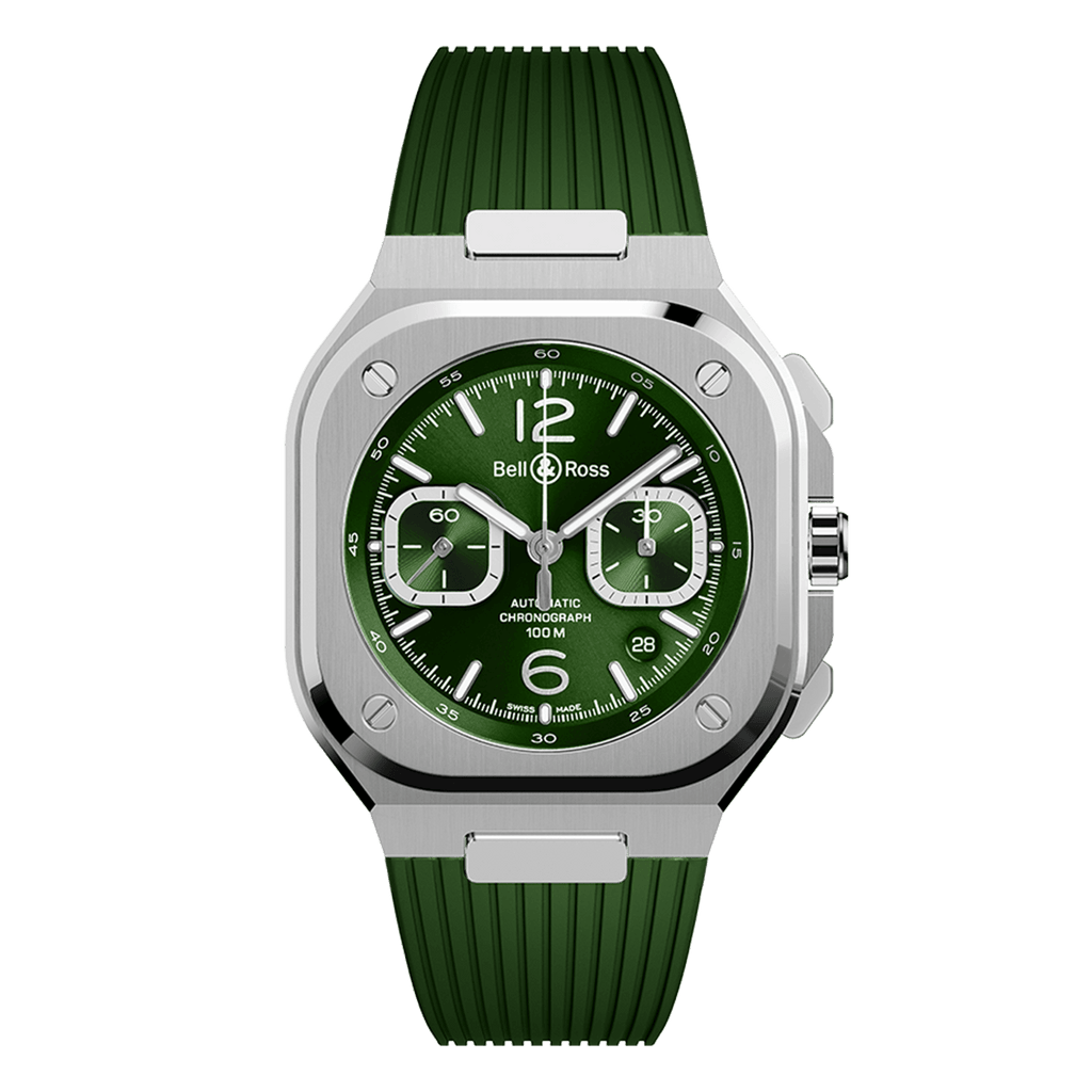 Bell & Ross BR-05 Chrono Green Steel BR05C-GN-ST/SRB