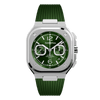 Bell & Ross BR-05 Chrono Green Steel BR05C-GN-ST/SRB
