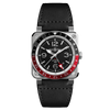 Bell & Ross BR-03 GMT Black BR0393-BL-ST/SCA