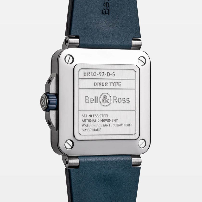 Bell & Ross BR-03 Diver Blue Steel BR03A-D-BLU-ST/SRB