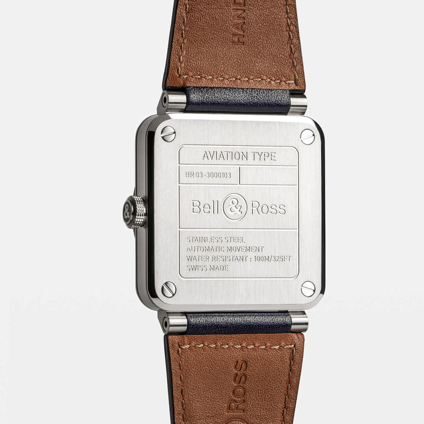 Bell & Ross BR-03 Blue Steel BR03A-BLU-ST/SCA