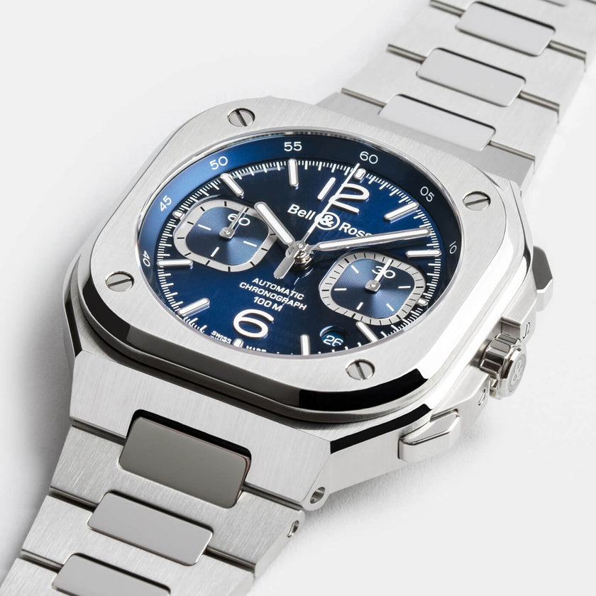 Bell & Ross BR-05 Chrono Blue Steel BR05C-BLU-ST/SST