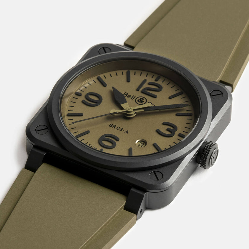 Bell & Ross BR-03 Military Ceramic BR03A-MIL-CE/SRB