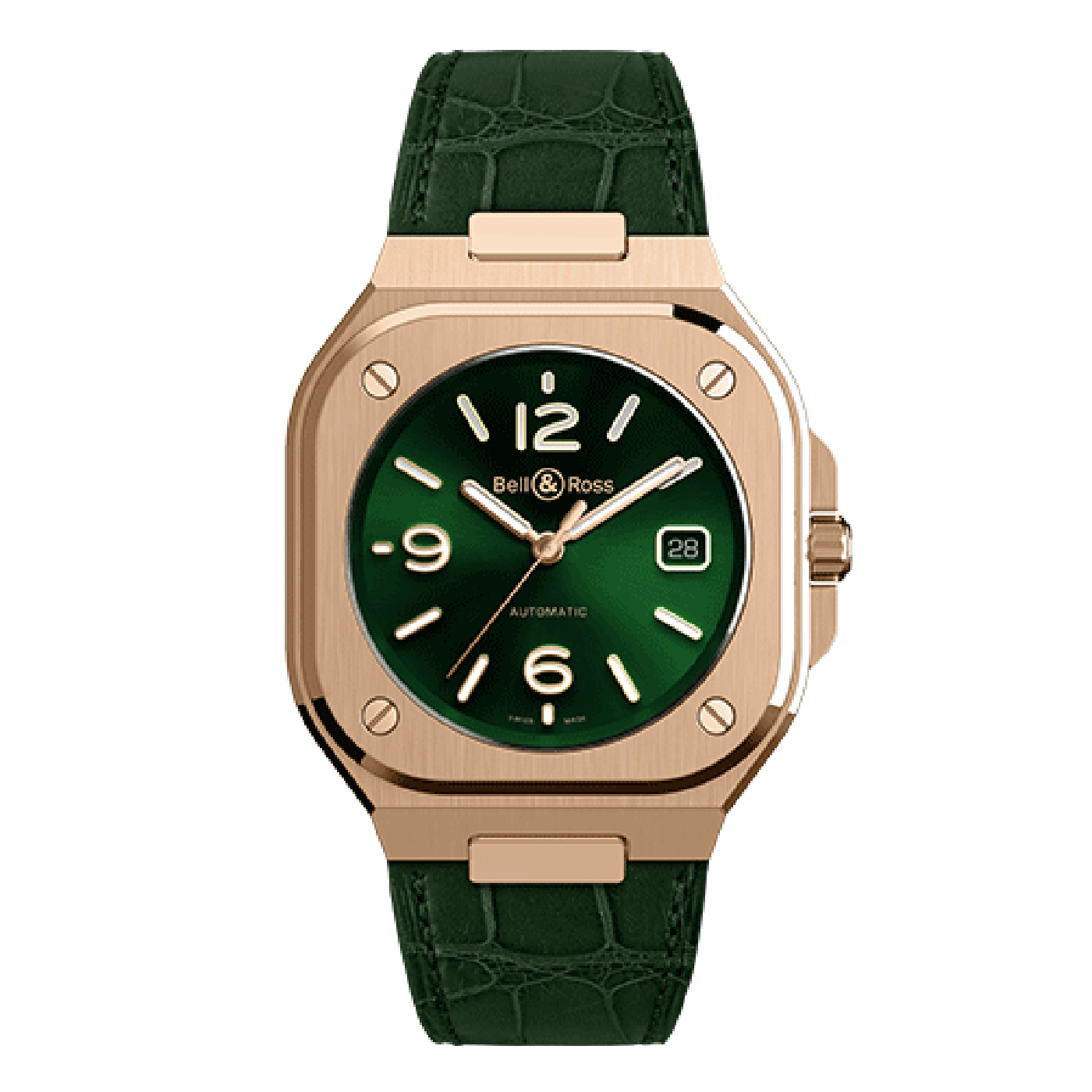 Bell & Ross BR-05 Green Gold BR05A-GN-PG/SCR