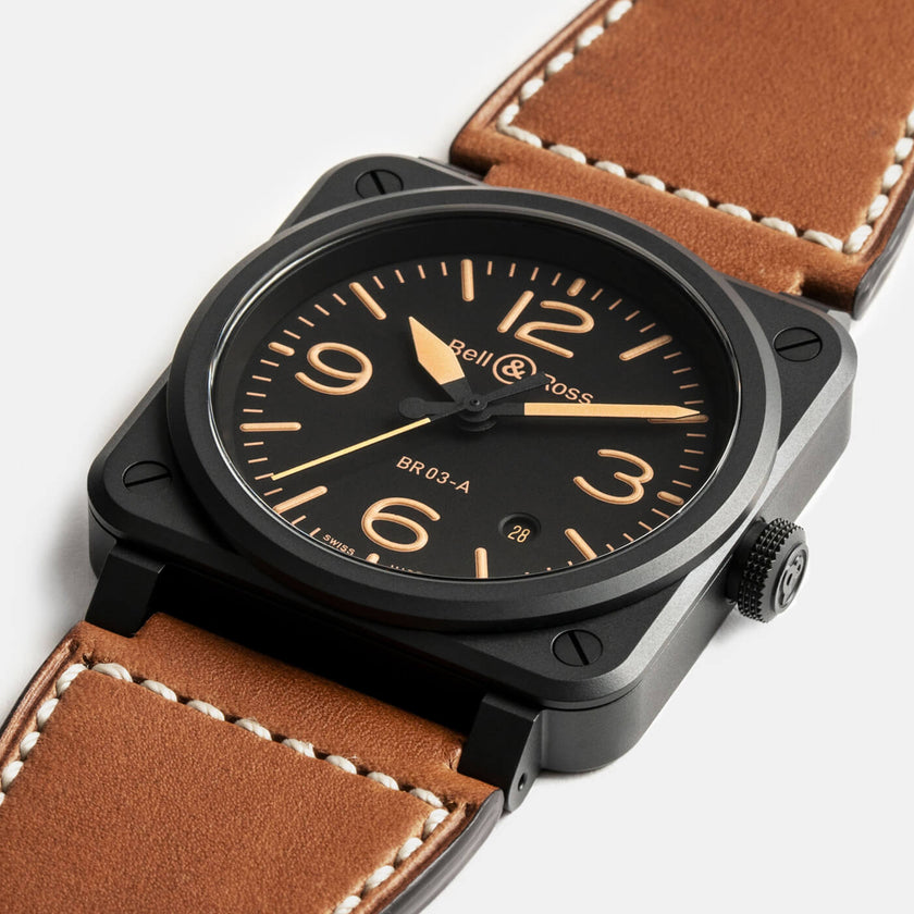 Bell & Ross BR-03 Heritage BR03A-HER-CE/SCA