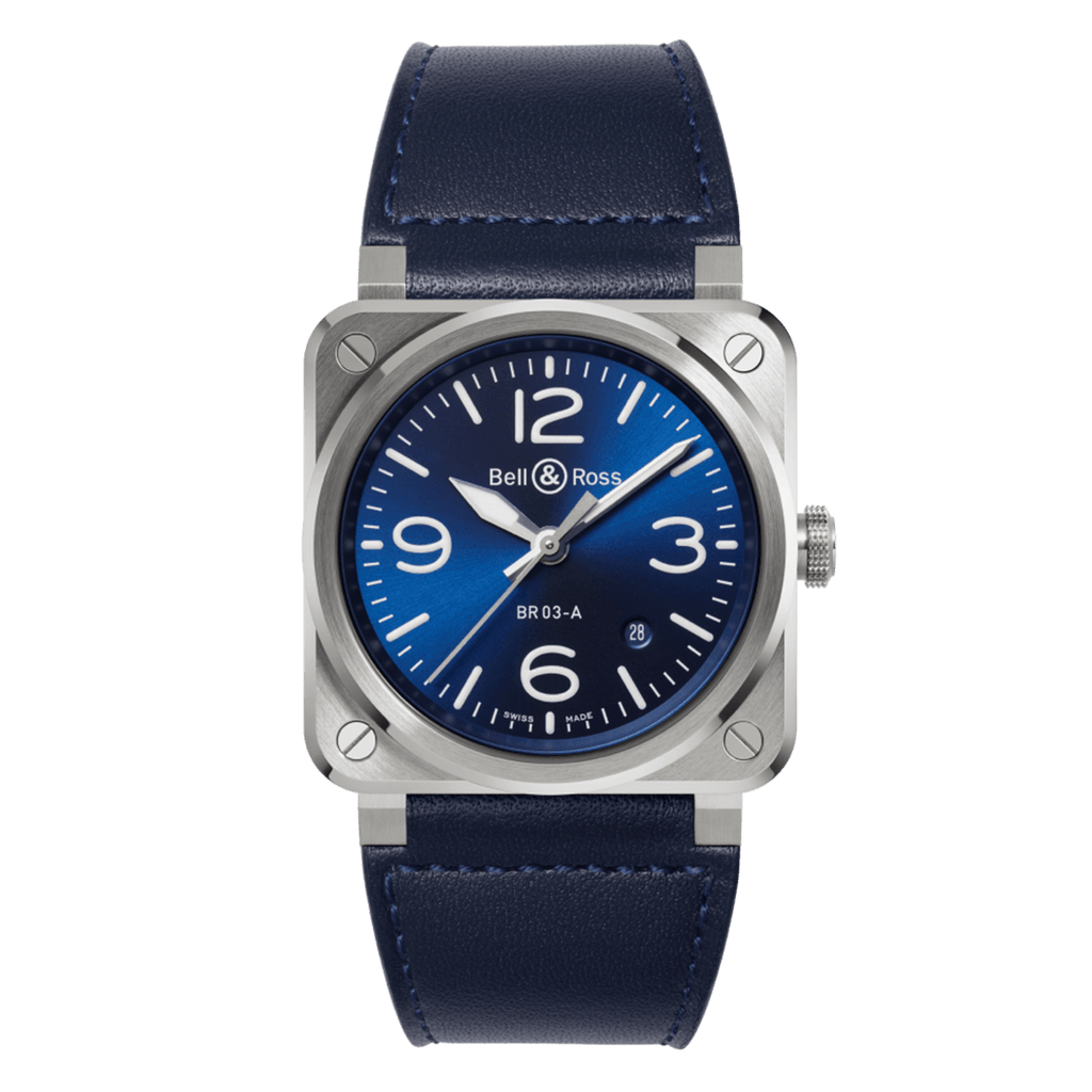 Bell & Ross BR-03 Blue Steel BR03A-BLU-ST/SCA