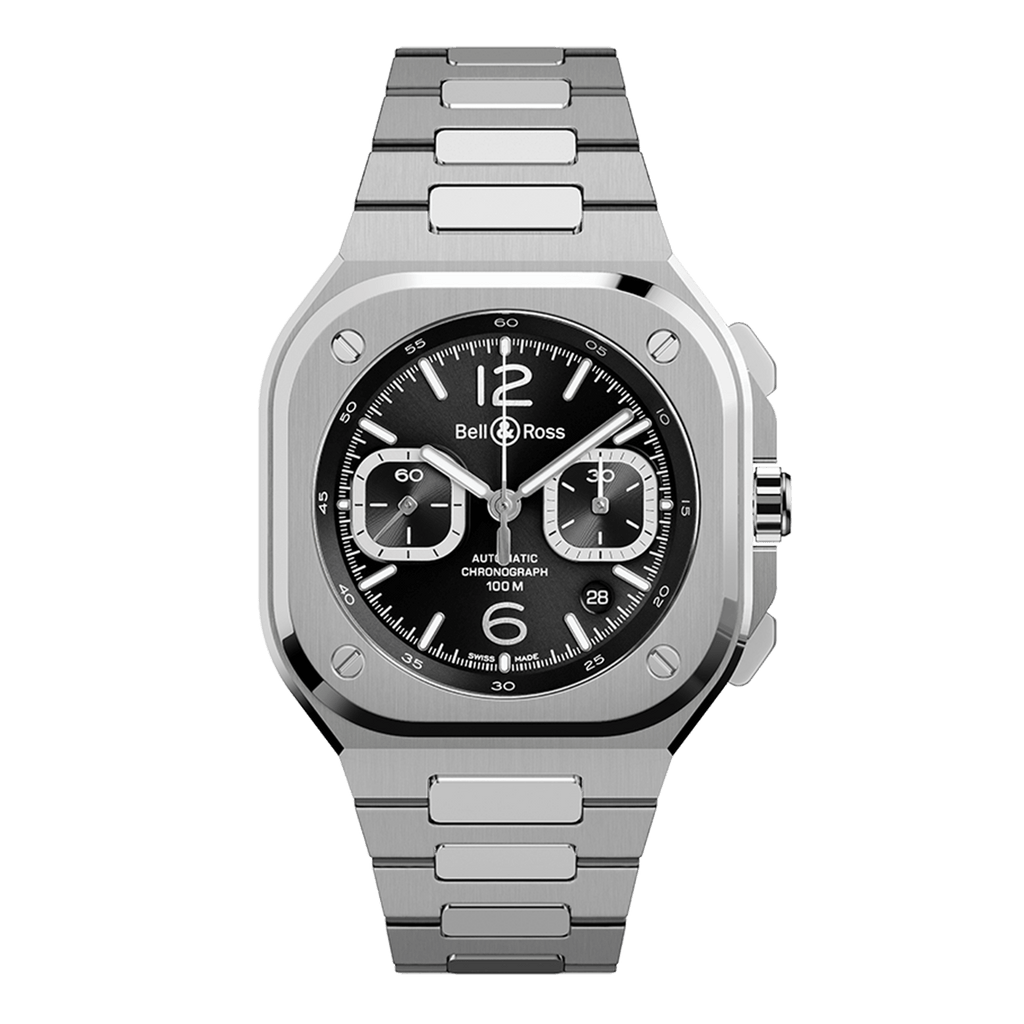 Bell & Ross BR-05 Chrono Black Steel BR05C-BLC-ST/SST