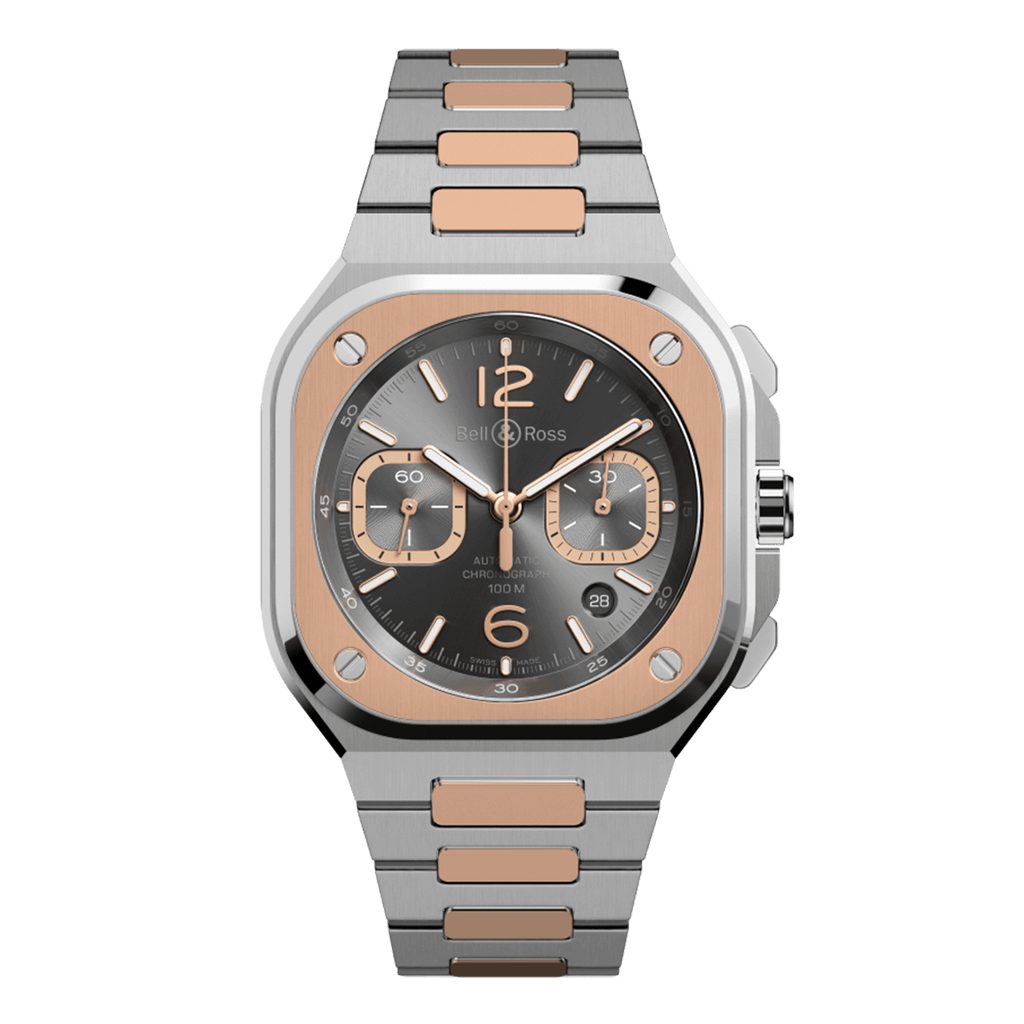 Bell & Ross BR-05 Chrono Grey Steel & Gold BR05C-RTH-STPG/SSG