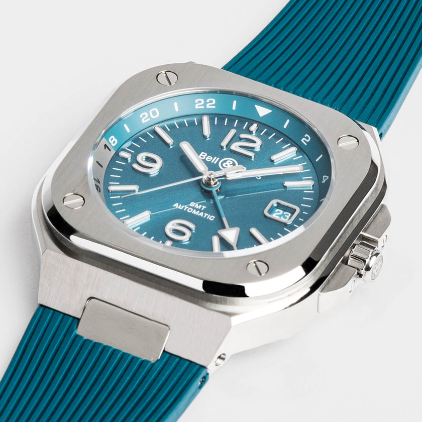 Bell & Ross BR-05 GMT Sky Blue BR05G-PB-ST/SRB