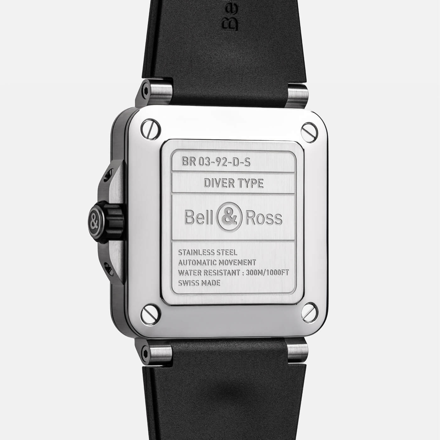 Bell & Ross BR-03 Diver Black Steel BR03A-D-BL-ST/SRB